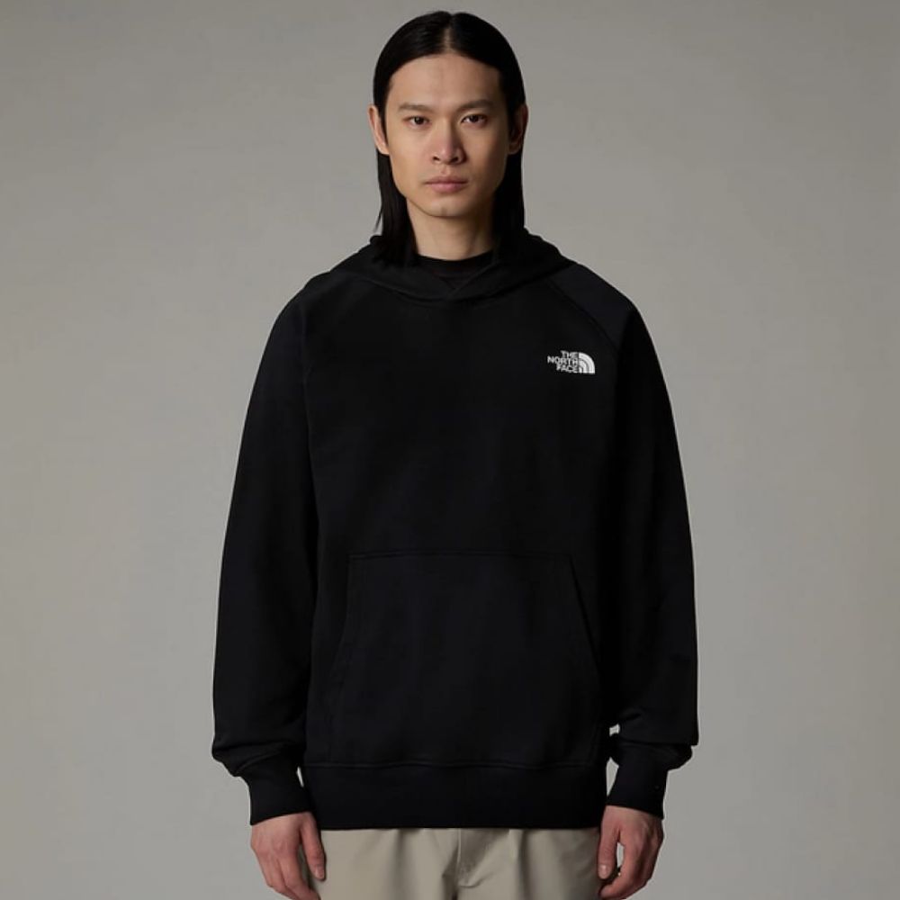 THE NORTH FACE MEN RAGLAN BLACK HOODIE